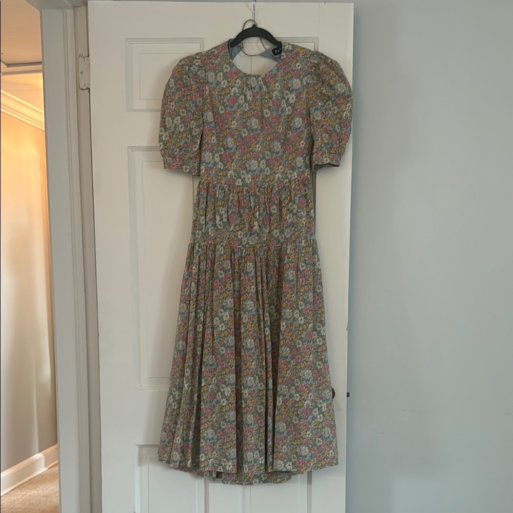 Floral Puff Sleeve Dress